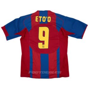 Camiseta Barça Local 2006 2007 Etoo