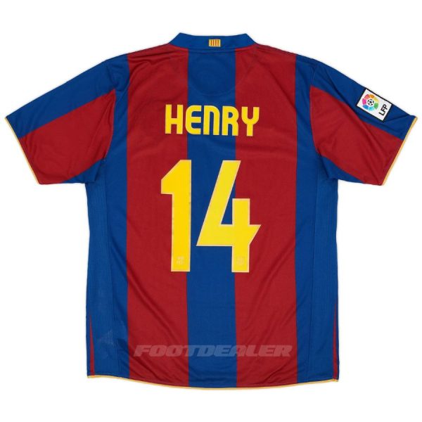 Camiseta Barça Local 2007 2008 Henry