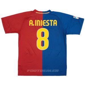 Camiseta Barça Local 2008 2009 Iniesta