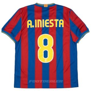 Camiseta Barça Local 2009 2010 Iniesta
