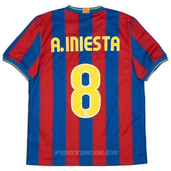 Camiseta Barça Local 2009 2010 Iniesta