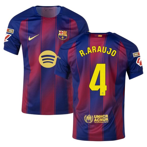 Camiseta Barça Local 2025 2026 Araujo La Liga