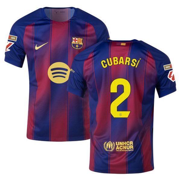 Camiseta Barça Local 2025 2026 Cubarsi La Liga