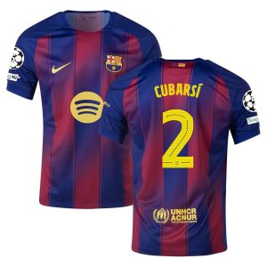 Camiseta Barça Local 2025 2026 Cubarsi UCL