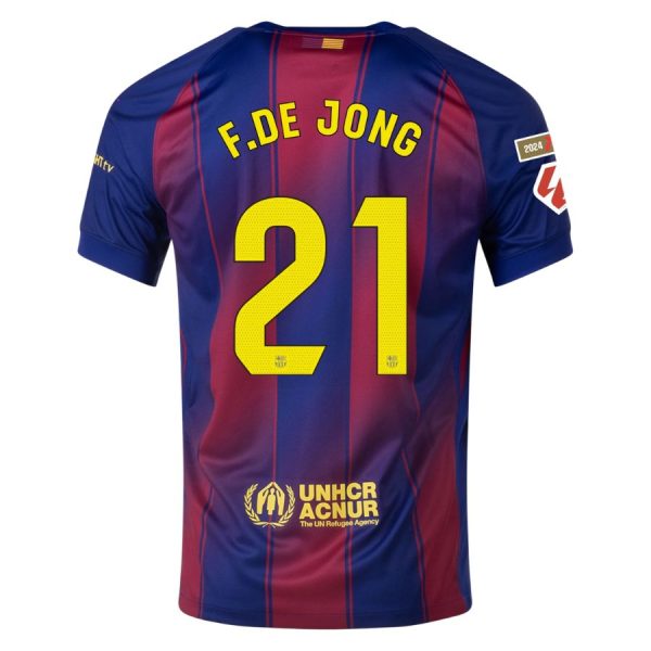 Camiseta Barça Local 2025 2026 De Jong La Liga
