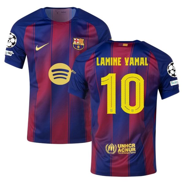 Camiseta Barça Local 2025 2026 Lamine Yamal UCL