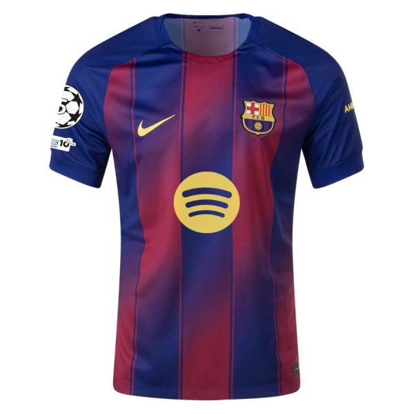Camiseta Barça Local 2025 2026 Gavi UCL