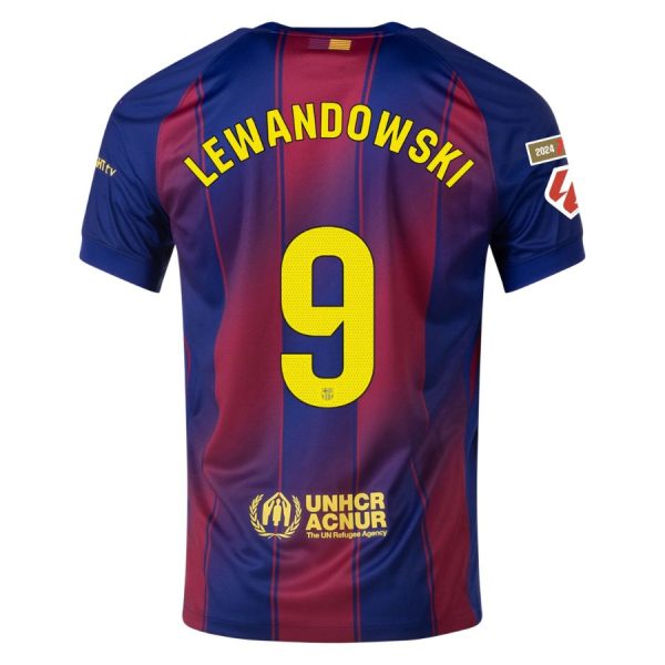 Camiseta Barça Local 2025 2026 Lewandowski La Liga