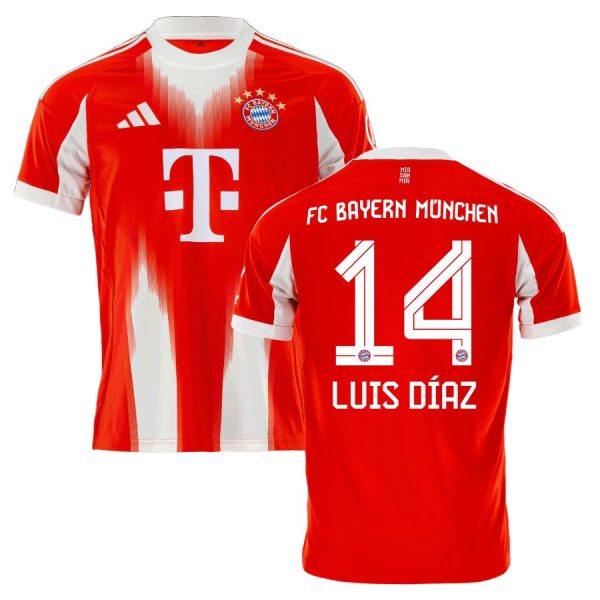 Camiseta local del Bayern Múnich 2025-2026 de Luis Díaz