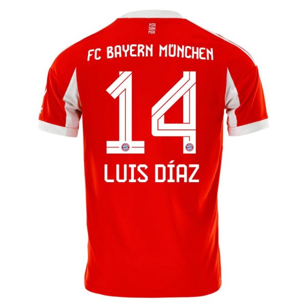 Camiseta local del Bayern Múnich para niños 2025-2026 Luis Díaz