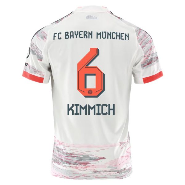 Camiseta Bayern Munich Visitante 2025-2026 Kimmich