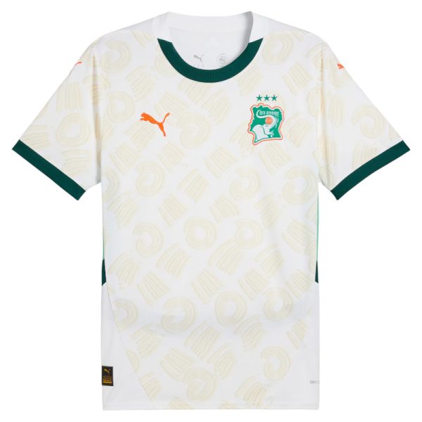 Camiseta Costa de Marfil Segunda Equipación Infantil 2024 2025