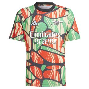 Camiseta Arsenal Infantil Pre-Partido 2024 2025 Roja