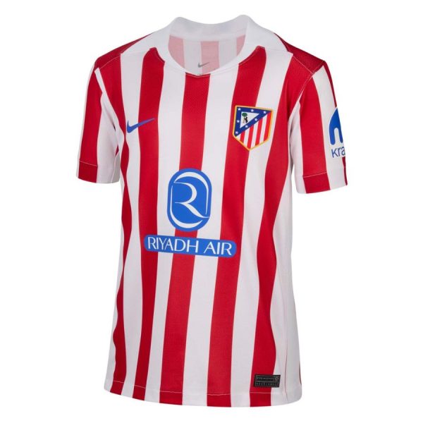 Camiseta Atlético de Madrid Primera Equipación Infantil 2025 2026