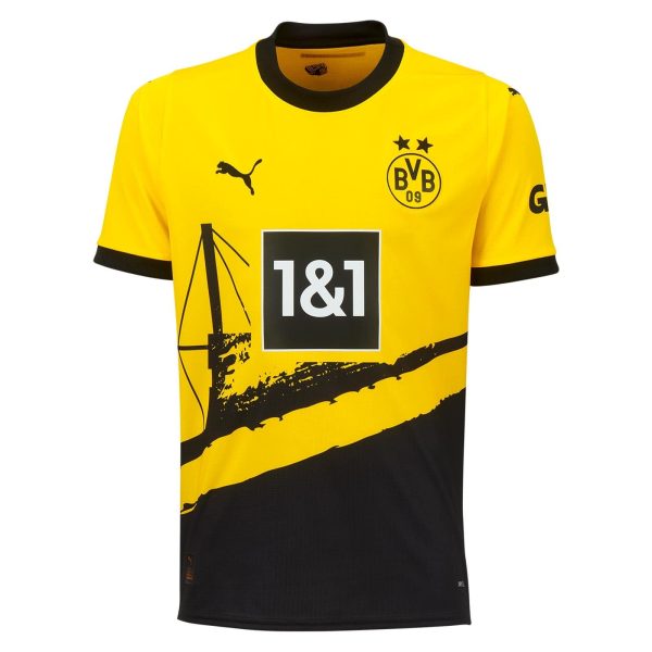 BVB Dortmund 2023 2024 Primera Equipación Niños Camiseta Haller