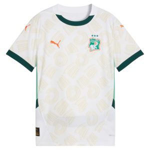 Camiseta Costa de Marfil Segunda Equipación Infantil 2024 2025