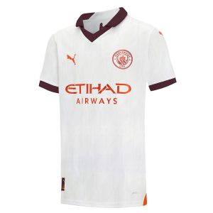 Camiseta de la 2023a equipación del Manchester City para niños 2024 XNUMX