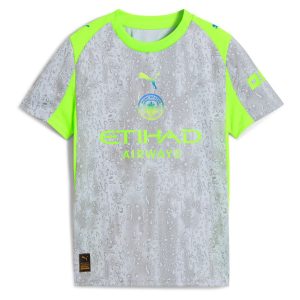 Camiseta de la tercera equipación del Manchester City 2025 2026