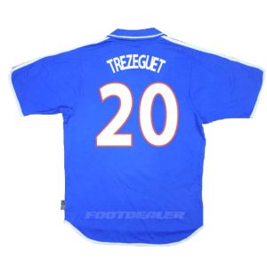 Camiseta del equipo local francés 2000 Trezeguet