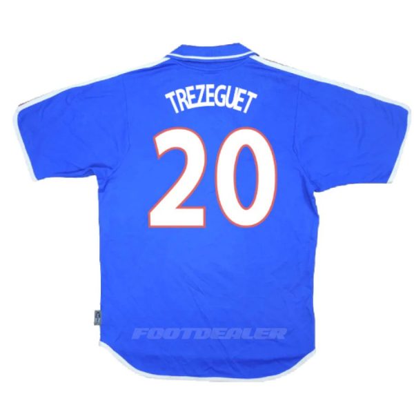 Camiseta del equipo local francés 2000 Trezeguet