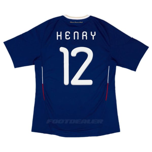Camiseta del equipo local francés 2009 2010 Henry