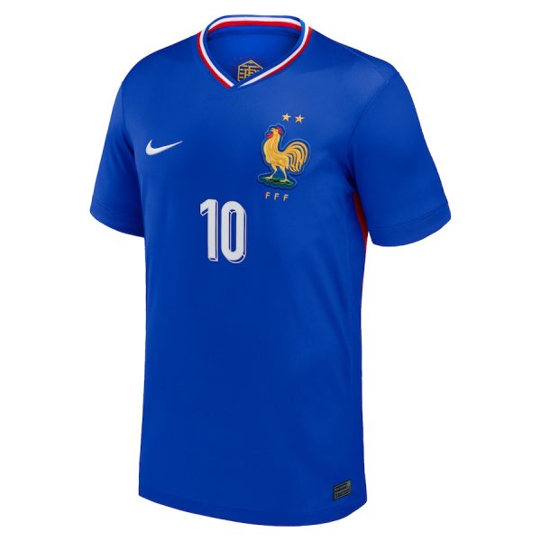 Camiseta Francia Primera Equipación 2024 2025 Mbappé