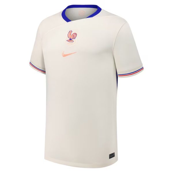 Camiseta de visitante de la selección nacional femenina de Francia 2025