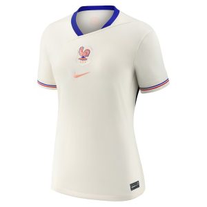 Camiseta de visitante de la selección nacional femenina de Francia 2025