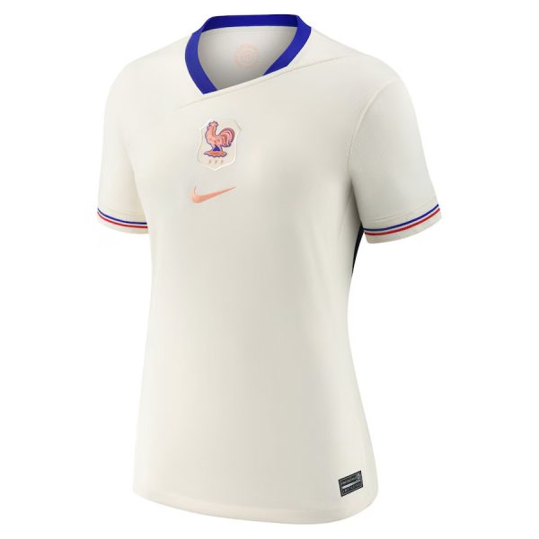 Camiseta de visitante de la selección nacional femenina de Francia 2025