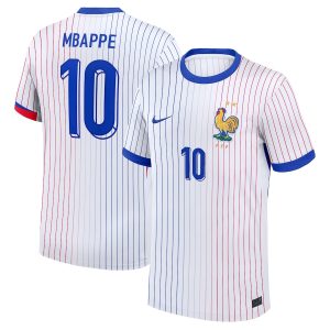 Camiseta Francesa Visitante 2024 2025 Mbappé