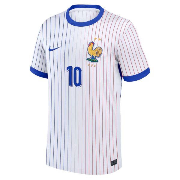 Camiseta Francesa Visitante 2024 2025 Mbappé