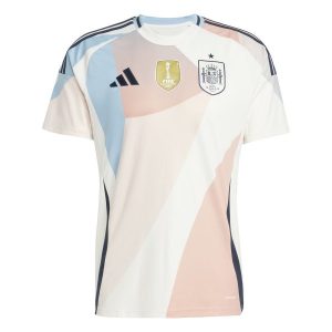 Camiseta de visitante de España para la Eurocopa 2025 para niños