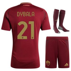 AS Roma Home Niño Kit Camiseta 2024 2025 Dybala