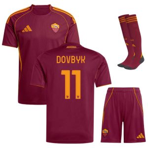 Camiseta local de la AS Roma para niños 2025-2026 Dovbyk