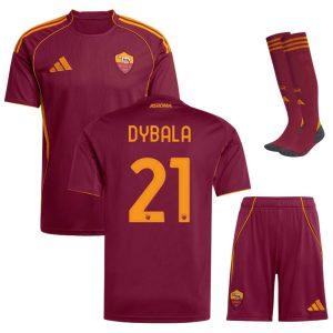 AS Roma Home Niño Kit Camiseta 2025 2026 Dybala