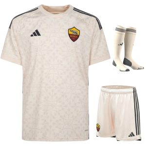 AS Roma Away Child Kit Shirt 2023 2024