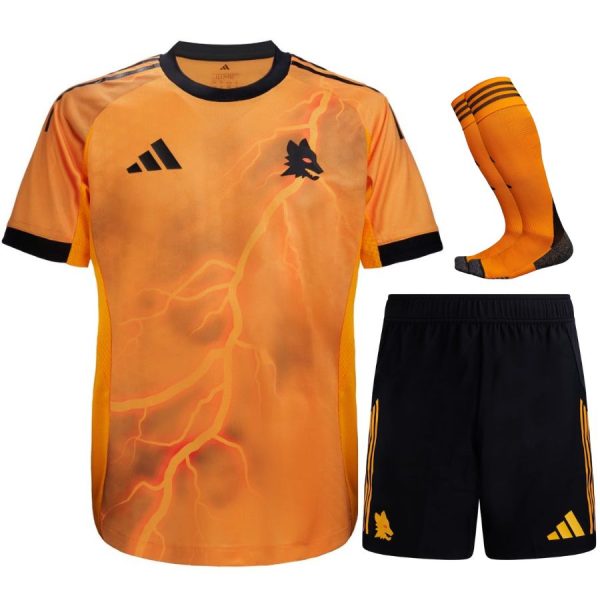 Camiseta AS Roma Segunda Equipación Infantil 2025 2026