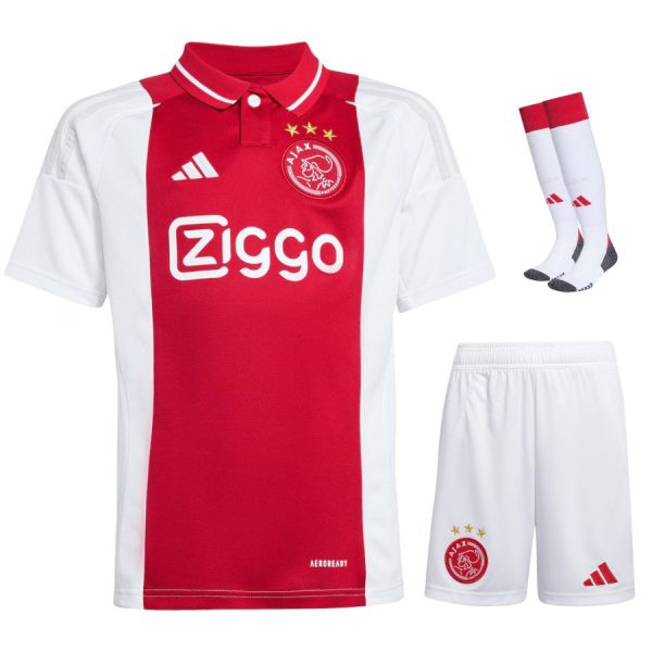 Ajax Home Niño Kit Jersey 2024 2025