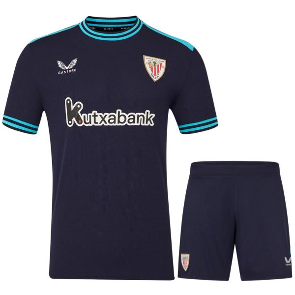 Camiseta de visitante del Athletic Bilbao para niños 2025-2026