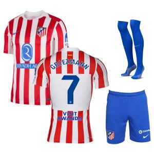 Atletico Madrid Primera Equipacion Niño Camiseta 2025 2026 Griezmann