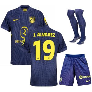 Camiseta de visitante del Atlético de Madrid para niños 2025-2026 Álvarez