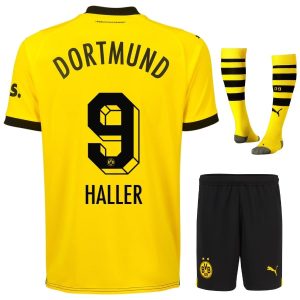 BVB Dortmund 2023 2024 Primera Equipación Niños Camiseta Haller