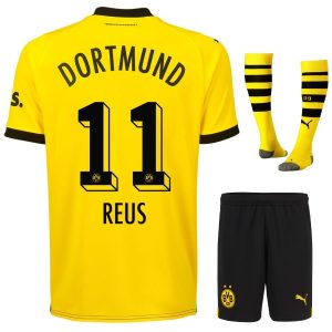 Camiseta BVB Dortmund 2023 2024 Local Reus Niño