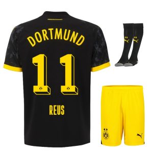 Camiseta BVB Dortmund 2023 2024 Segunda Equipación Reus Niño