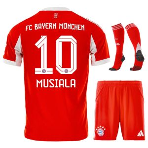 Camiseta Bayern Múnich Primera Equipación Infantil 2025 2026 Musiala