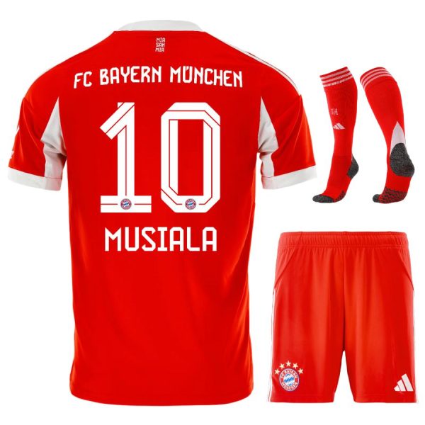 Camiseta Bayern Múnich Primera Equipación Infantil 2025 2026 Musiala