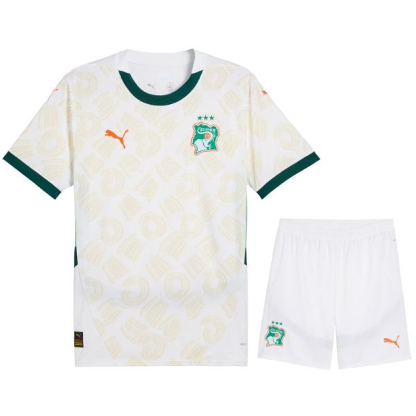 Camiseta Costa de Marfil Segunda Equipación Infantil 2024 2025