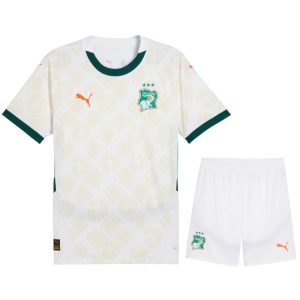 Camiseta de visitante infantil de Costa de Marfil 2024-2025