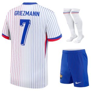 Camiseta Selección Francesa Infantil Blanca 2024 2025 Griezmann