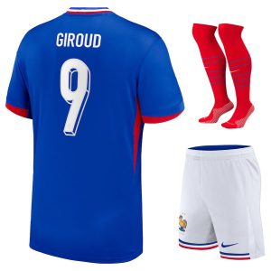 Equipación camiseta infantil selección francesa Giroud 2024 2025